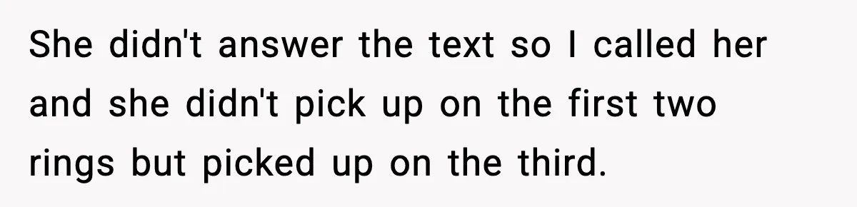 Neighbor Dumps Six Kids On Doorstep, Woman Calls Child Services, Husband Calls Her A Cow She didn't answer the text so I called her and she didn't pick up on the first two rings but picked up on the third.