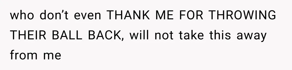 “My Backyard, My Rules”: A Tale of Summer Revenge Against Nosy Neighbors who don’t even THANK ME FOR THROWING THEIR BALL BACK, will not take this away from me