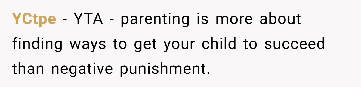 Son’s Year-Long Minecraft Project Deleted Over Wake-Up Issues - Was It Too Far? YCtpe − YTA - parenting is more about finding ways to get your child to succeed than negative punishment.