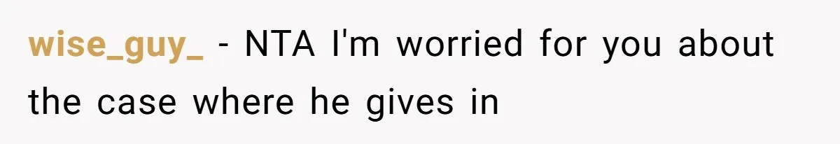 Woman Wants Divorce After Husband Suddenly Decides To Raise Three Abandoned Kids Without Her Consent wise_guy_ − NTA I'm worried for you about the case where he gives in