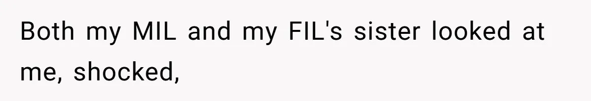 Pregnant Woman Calls Out MIL For Ignoring Boundaries, Everyone At Baby Shower Watches Both my MIL and my FIL's sister looked at me, shocked,