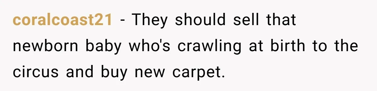 Buyers Demand $10K After Closing - So the Former Owners Got a Little Climate-Control Revenge coralcoast21 − They should sell that newborn baby who's crawling at birth to the circus and buy new carpet.