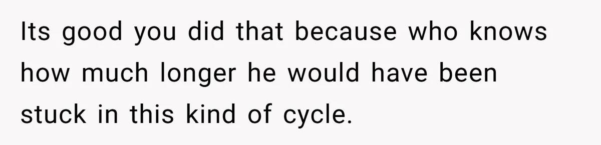 She Finally Exposed Her Mother-in-Law’s Manipulation - and It Blew Up the Entire Family Its good you did that because who knows how much longer he would have been stuck in this kind of cycle.