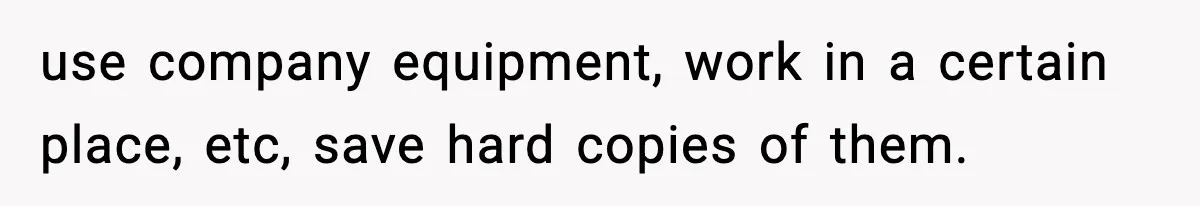 Company Terminates 1099 Worker Without Warning, Gets Reported To The IRS use company equipment, work in a certain place, etc, save hard copies of them.