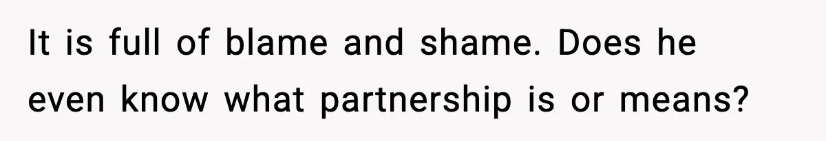 Woman Walks Out After Husband Says She Should Pay For IVF Because Infertility Is “Her Fault” It is full of blame and shame. Does he even know what partnership is or means?