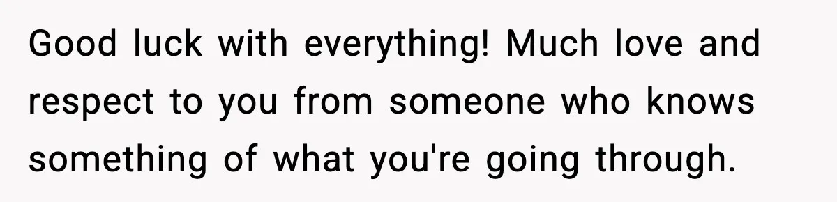 Man Reports His Wife For Sneaking Junk Food Into His Eating Disorder Treatment Program Good luck with everything! Much love and respect to you from someone who knows something of what you're going through.