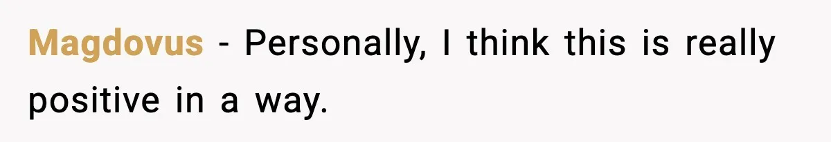 Man Reports His Wife For Sneaking Junk Food Into His Eating Disorder Treatment Program Magdovus − Personally, I think this is really positive in a way.