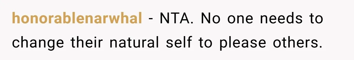 White Woman Gets Accused Of Cultural Appropriation For Her Natural Afro, Snaps Back honorablenarwhal − NTA. No one needs to change their natural self to please others.