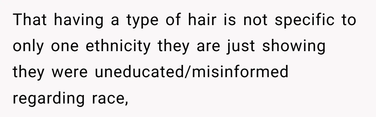 White Woman Gets Accused Of Cultural Appropriation For Her Natural Afro, Snaps Back That having a type of hair is not specific to only one ethnicity they are just showing they were uneducated/misinformed regarding race,