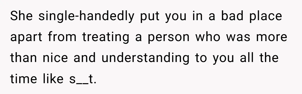 Man Explodes After Pregnant Wife Insults Their Generous Landlord And Loses Cheap Rent She single-handedly put you in a bad place apart from treating a person who was more than nice and understanding to you all the time like s__t.