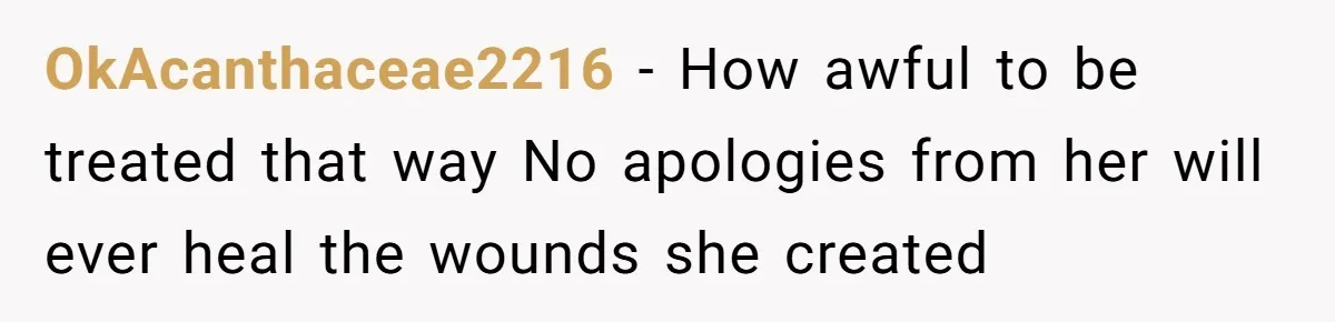 Man Explodes After Pregnant Wife Insults Their Generous Landlord And Loses Cheap Rent OkAcanthaceae2216 − How awful to be treated that way No apologies from her will ever heal the wounds she created