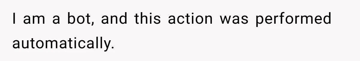 I am a bot, and this action was performed automatically.