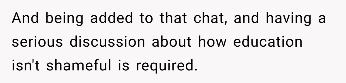 College Freshman Discovers Family's Secret Bet On Her Personal Life And Refuses Christmas Homecoming And being added to that chat, and having a serious discussion about how education isn't shameful is required.