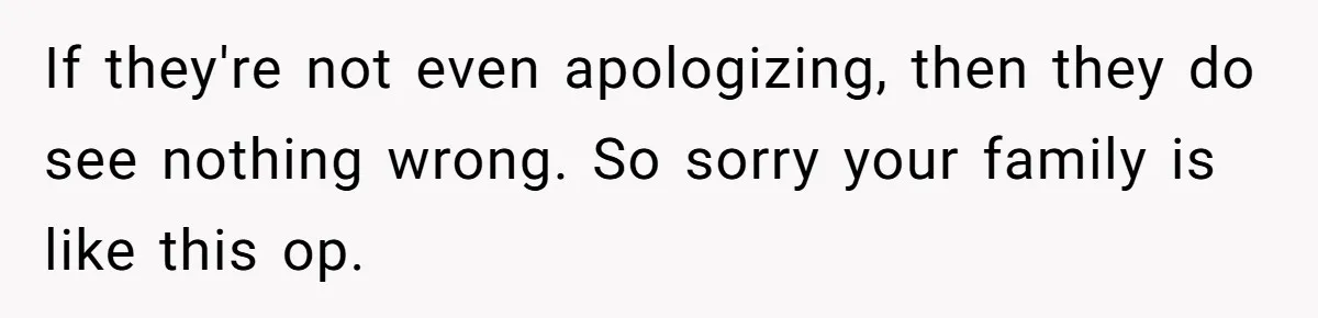 College Freshman Discovers Family's Secret Bet On Her Personal Life And Refuses Christmas Homecoming If they're not even apologizing, then they do see nothing wrong. So sorry your family is like this op.