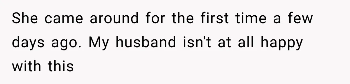 Unemployed Wife Hires Maid With Husband's Earnings While He Works Long Hours And Helps With Chores She came around for the first time a few days ago. My husband isn't at all happy with this