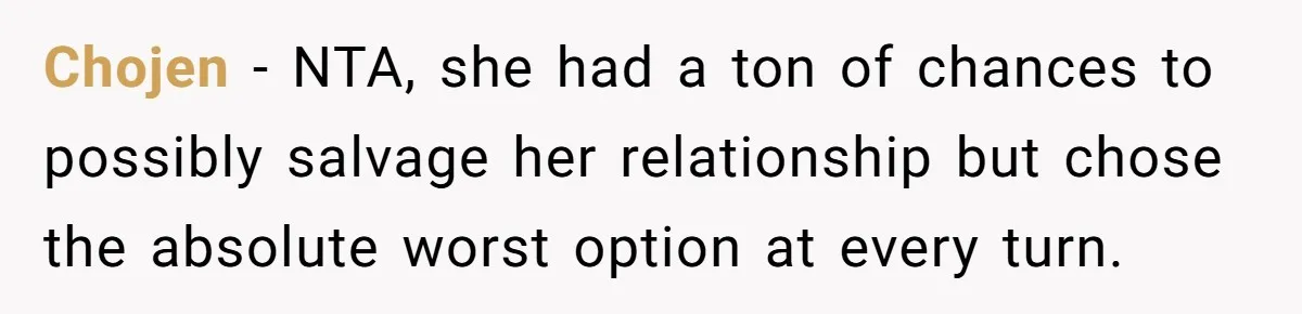 She Told the Truth About Her Wedding Venue - And Accidentally Blew Up Her Ex’s Fiancée’s Biggest Lie Chojen − NTA, she had a ton of chances to possibly salvage her relationship but chose the absolute worst option at every turn.