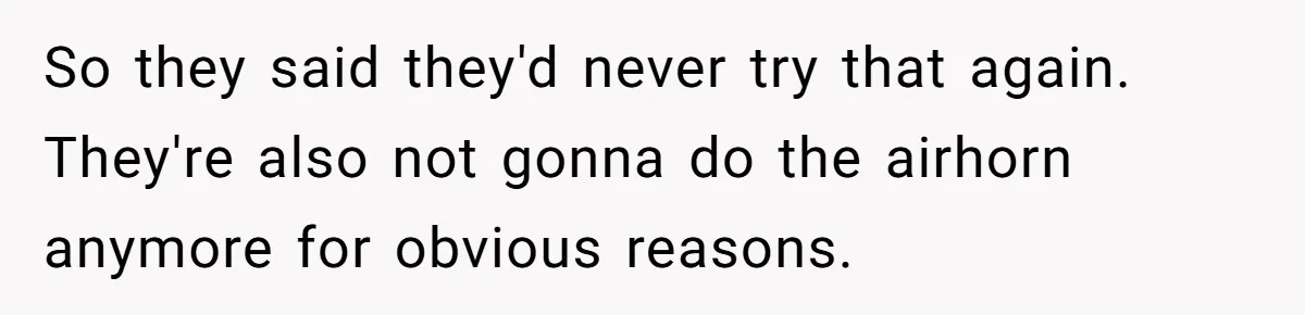 A Man Brought a Camper on a Camping Trip - His Family Lost Their Minds. So they said they'd never try that again. They're also not gonna do the airhorn anymore for obvious reasons.