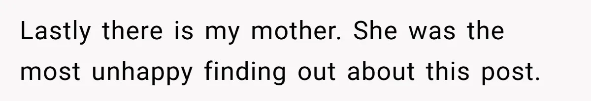 A Man Brought a Camper on a Camping Trip - His Family Lost Their Minds. Lastly there is my mother. She was the most unhappy finding out about this post.