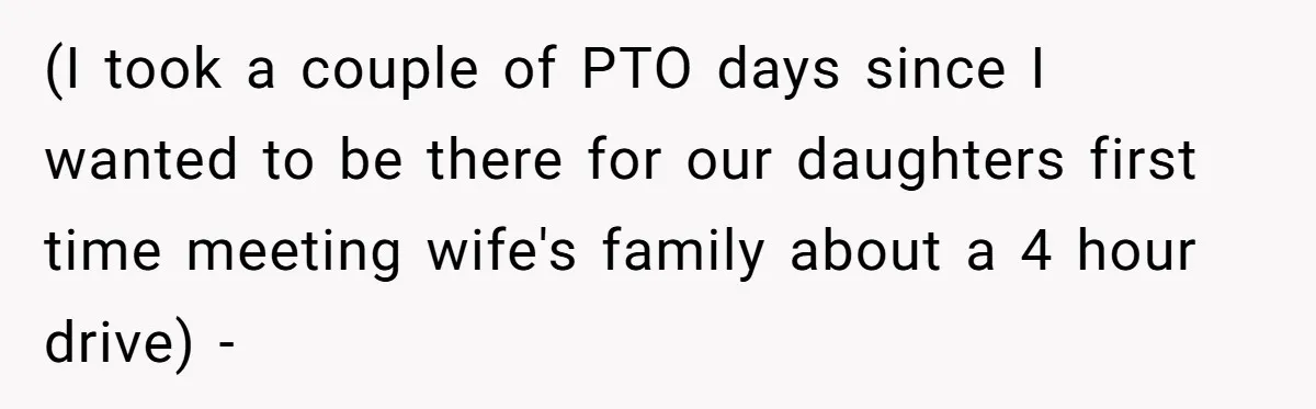 A Curious Husband Licks Baby Formula To Satisfy Wonder And Leaves His Wife Furious Over Tiny Drops (I took a couple of PTO days since I wanted to be there for our daughters first time meeting wife's family about a 4 hour drive) -