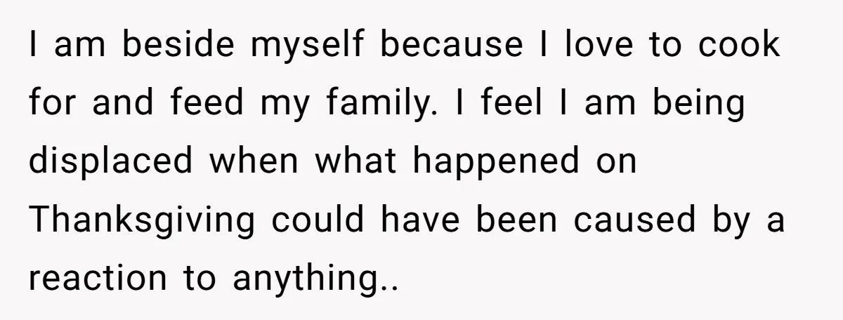 Mother-In-Law Serves Lactaid Milk To Allergic Son-In-Law, Sending Him To ER Over Holiday Dinner I am beside myself because I love to cook for and feed my family. I feel I am being displaced when what happened on Thanksgiving could have been caused by...