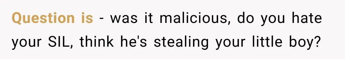 Mother-In-Law Serves Lactaid Milk To Allergic Son-In-Law, Sending Him To ER Over Holiday Dinner Question is - was it malicious, do you hate your SIL, think he's stealing your little boy?