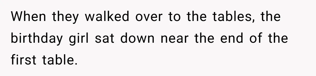 Grown Woman Tried to Shame an 8-Year-Old at a Birthday Party - Didn’t Expect the Kid to Win With Pure Kindness When they walked over to the tables, the birthday girl sat down near the end of the first table.