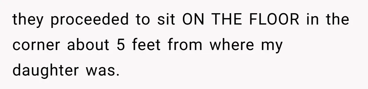 Grown Woman Tried to Shame an 8-Year-Old at a Birthday Party - Didn’t Expect the Kid to Win With Pure Kindness they proceeded to sit ON THE FLOOR in the corner about 5 feet from where my daughter was.