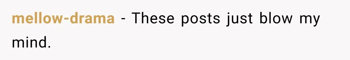 mellow-drama − These posts just blow my mind.