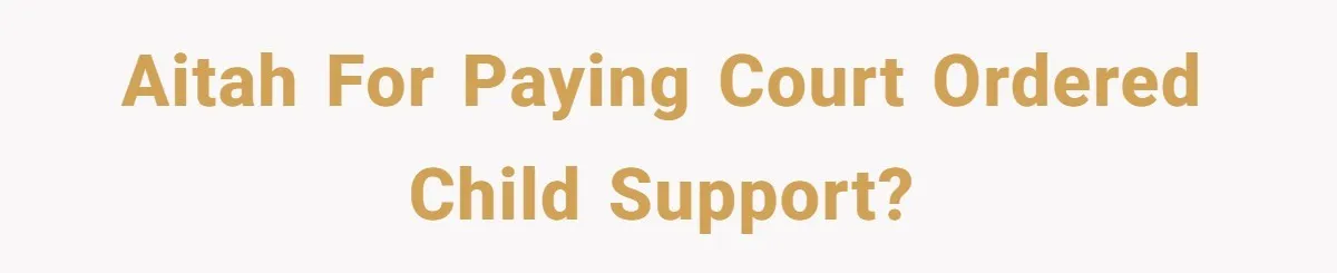 AITAH for paying court ordered child support?