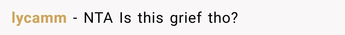 lycamm − NTA Is this grief tho?