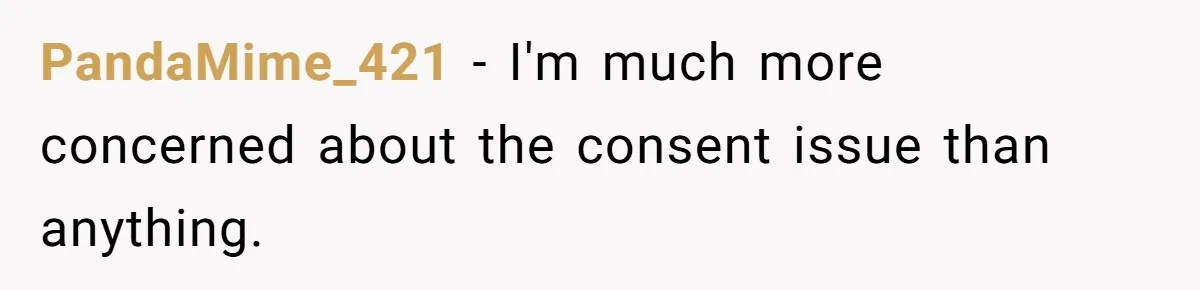 PandaMime_421 − I'm much more concerned about the consent issue than anything.