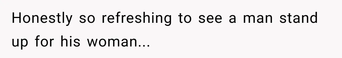 When a Mother-in-Law Criticizes a Wedding Dress and Gets a Real Response Honestly so refreshing to see a man stand up for his woman...