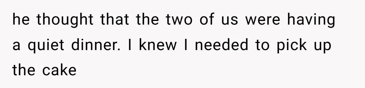 Mother-In-Law Brings an "Ice Cream Surprise" That Could Have Sent the Birthday Boy to the ER he thought that the two of us were having a quiet dinner. I knew I needed to pick up the cake