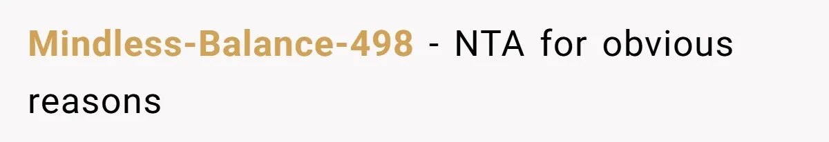 Mindless-Balance-498 − NTA for obvious reasons