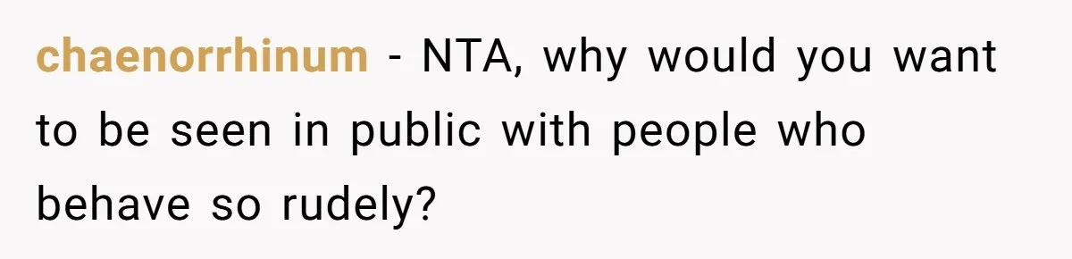 chaenorrhinum − NTA, why would you want to be seen in public with people who behave so rudely?