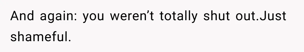 And again: you weren’t totally shut out.Just shameful.