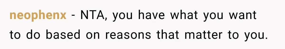neophenx − NTA, you have what you want to do based on reasons that matter to you.