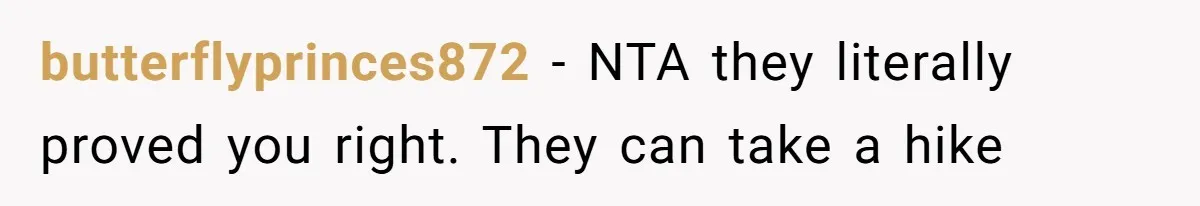 A Groom’s "Decoy" Strategy Saves His Wedding from Becoming a Family Reunion Nightmare butterflyprinces872 − NTA they literally proved you right. They can take a hike