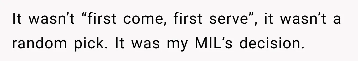 Couple Leaves Family Vacation After MIL Refuses To Give Them A Shared Bed It wasn’t “first come, first serve”, it wasn’t a random pick. It was my MIL’s decision.