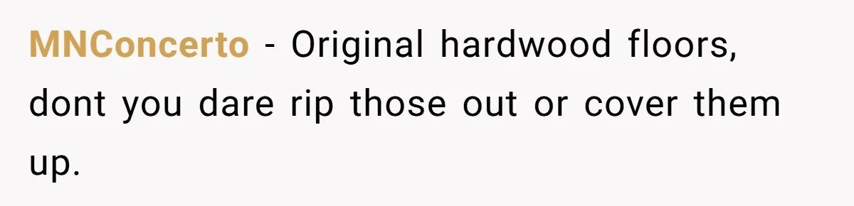 MNConcerto − Original hardwood floors, dont you dare rip those out or cover them up.