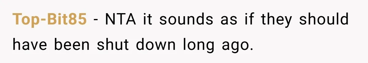 Top-Bit85 − NTA it sounds as if they should have been shut down long ago.