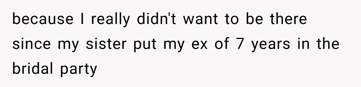 Woman Steals The Spotlight With Wild Dance Moves At Sister’s Wedding, Family Says She Turned It Into A Performance because I really didn't want to be there since my sister put my ex of 7 years in the bridal party