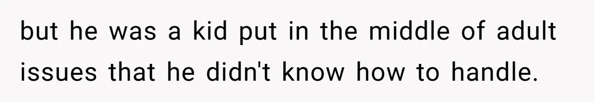 “You Were Loyal to Him”: Mom Punishes Son for Covering for Cheating Dad but he was a kid put in the middle of adult issues that he didn't know how to handle.