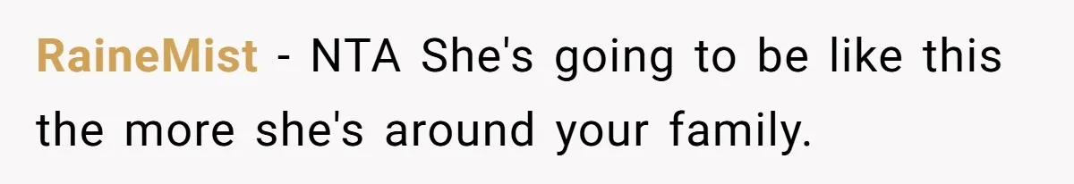 RaineMist − NTA She's going to be like this the more she's around your family.