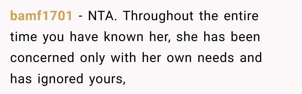Groom Refuses to Give His Stepmom a Public Tribute After a Decade of Pushed Boundaries bamf1701 - NTA. Throughout the entire time you have known her, she has been concerned only with her own needs and has ignored yours,