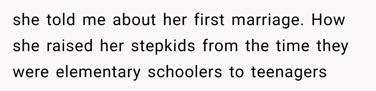 Groom Refuses to Give His Stepmom a Public Tribute After a Decade of Pushed Boundaries she told me about her first marriage. How she raised her stepkids from the time they were elementary schoolers to teenagers