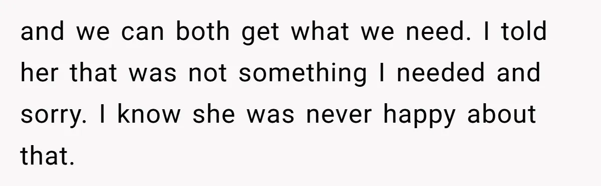 Groom Refuses to Give His Stepmom a Public Tribute After a Decade of Pushed Boundaries and we can both get what we need. I told her that was not something I needed and sorry. I know she was never happy about that.