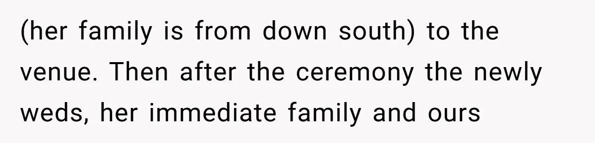 Internet Sleuths Rally Around Groom After Helicopter Service Abandons Their Promise (her family is from down south) to the venue. Then after the ceremony the newly weds, her immediate family and ours