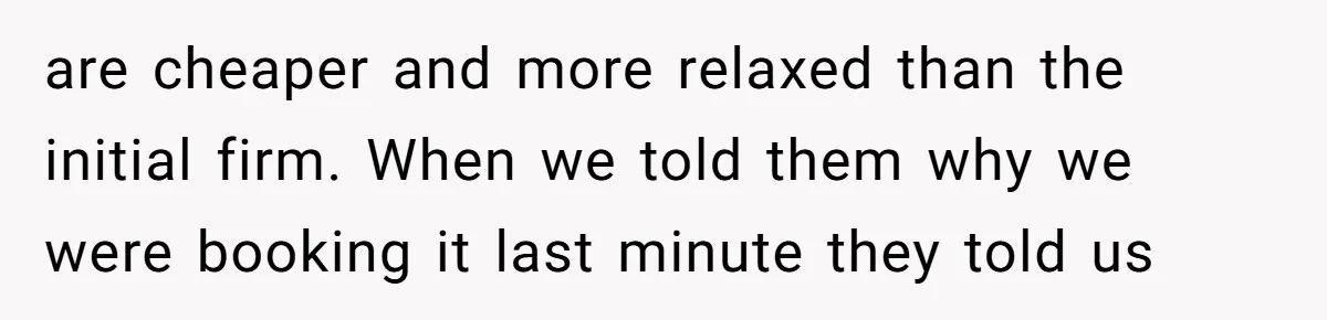 Internet Sleuths Rally Around Groom After Helicopter Service Abandons Their Promise are cheaper and more relaxed than the initial firm. When we told them why we were booking it last minute they told us