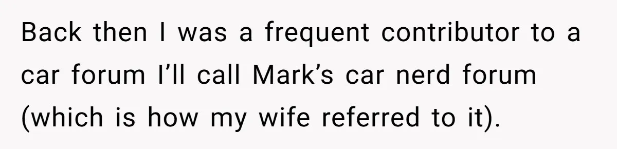 Internet Sleuths Rally Around Groom After Helicopter Service Abandons Their Promise Back then I was a frequent contributor to a car forum I’ll call Mark’s car nerd forum (which is how my wife referred to it).
